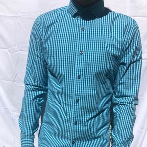 Men’s checkered dress shirt